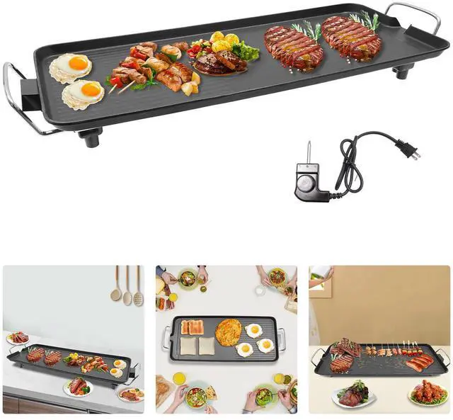 Main image of 1500W Outdoor Camping Backyard Electric Grill Tabletop Outdoor Barbecue Grill