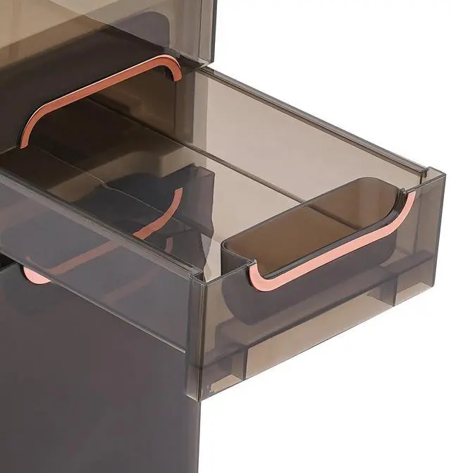 Alt view image 6 of 7 - Floor Cabinet For Narrow Bathroom Floor Standing Toilet Paper Holder