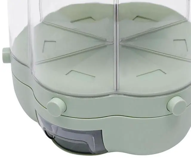 Alt view image 7 of 7 - 6 Barns Cereal Dispenser Rice Grain Dry Food Storage Container 360 Rotatable 8kg