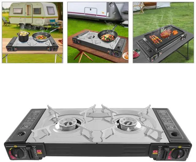 Main image of Tabletop Butane Camping Stove with Portable Case Portable Camping Stove