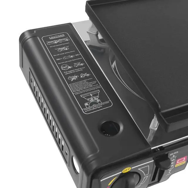 Alt view image 6 of 7 - Tabletop Butane Camping Stove with Portable Case Portable Camping Stove