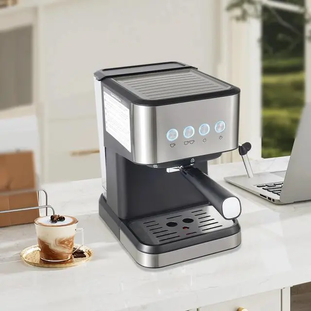 Alt view image 2 of 7 - Spoon&Tamper Small Drip Coffee Machine,1.5L Semi-automatic Coffee Machine