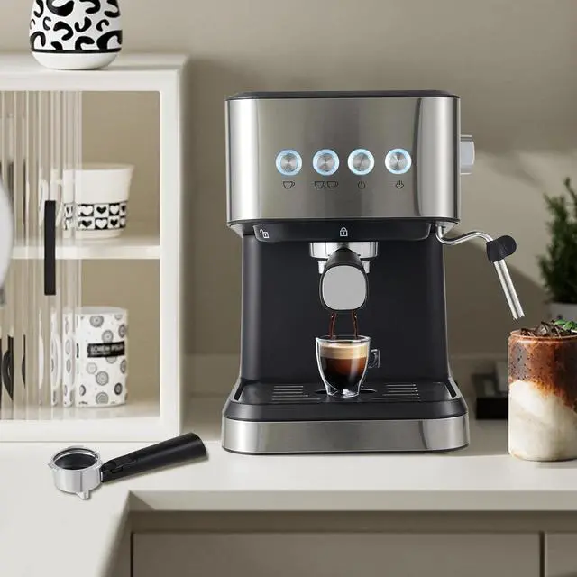 Alt view image 3 of 7 - Spoon&Tamper Small Drip Coffee Machine,1.5L Semi-automatic Coffee Machine