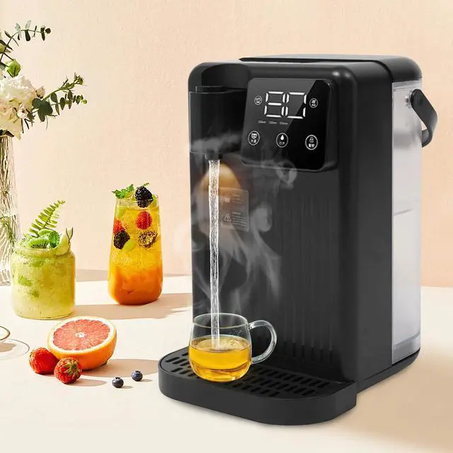 Alt view image 2 of 7 - 3L Desktop Instant Hot Water Dispenser Adjustable Water Output&Temperature 1700W