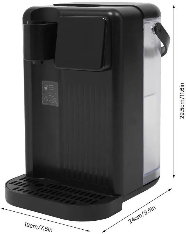 Alt view image 5 of 7 - 3L Desktop Instant Hot Water Dispenser Adjustable Water Output&Temperature 1700W