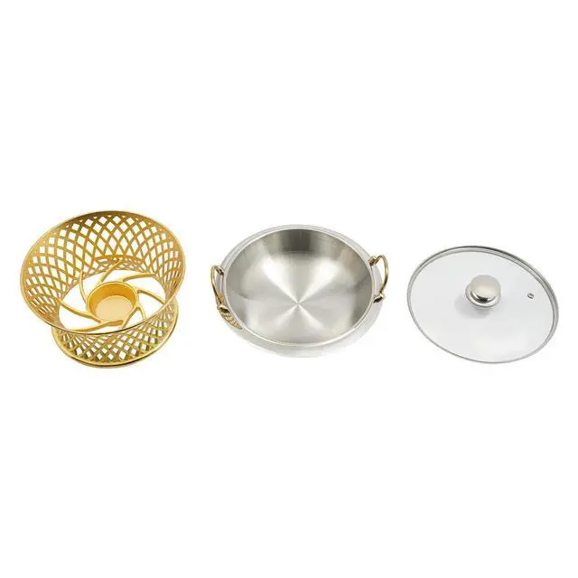 Alt view image 7 of 7 - Buffet Chafing Dish, Round Chafing Dish, Chafing Dish with Lid