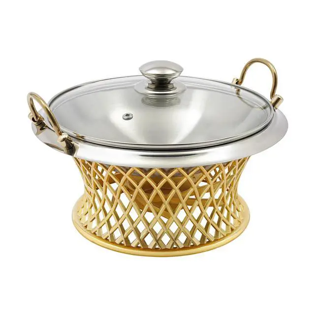 Alt view image 4 of 7 - Buffet Chafing Dish, Round Chafing Dish, Chafing Dish with Lid