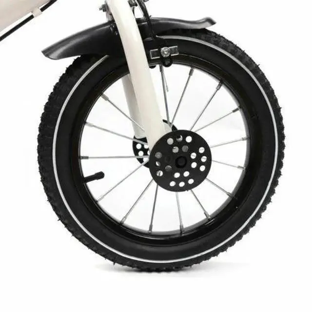 Alt view image 5 of 5 - 14" White Bike Boys & Girls Bicycle with Training Wheels For 3/4/5/6 Years Old