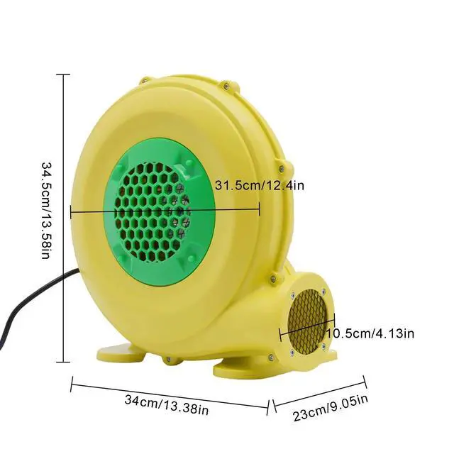 Alt view image 2 of 7 - 0.6HP Air Blower Pump Fan 450 Watt For Inflatable Bounce House Bouncy Castle USA