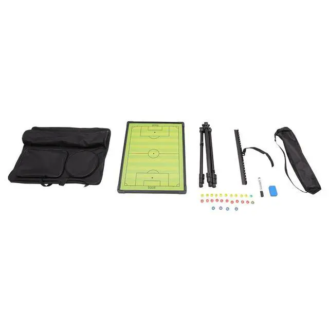Alt view image 7 of 7 - Portable Magnetic Tactical Display Board for Soccer Coaching with Stand