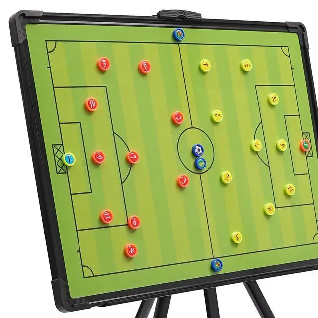 Alt view image 3 of 7 - Portable Magnetic Tactical Display Board for Soccer Coaching with Stand