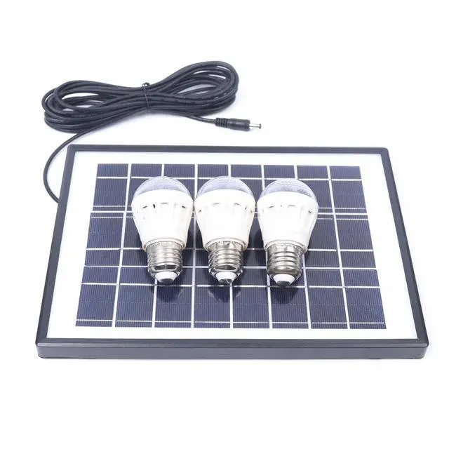 Alt view image 6 of 7 - Portable Solar Power Panel Generator Kit Camping Battery Pack Power Station USA