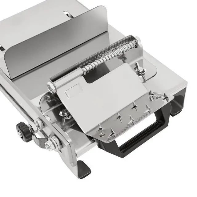 Alt view image 4 of 7 - Stainless Steel Manual Meat Slicer Slicing Machine Frozen Meat Beef Bones Cutter