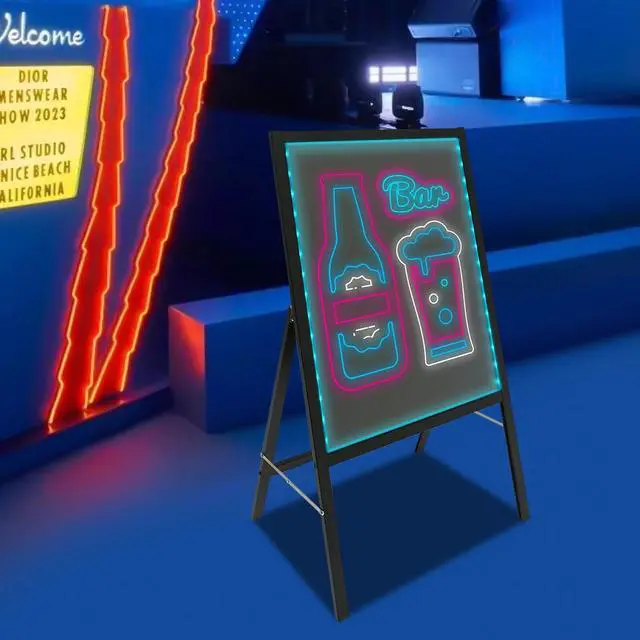 Alt view image 6 of 7 - LED Message Writing Board Menu Board for Bar Restaurant with Remote Control