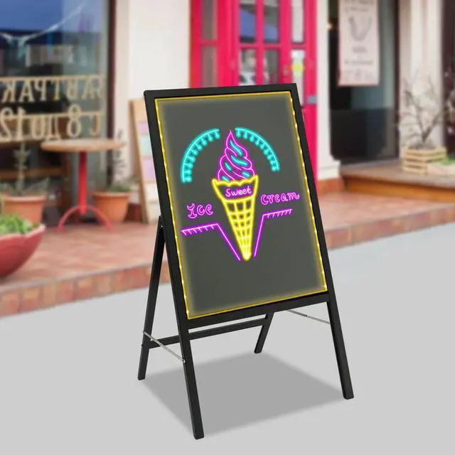 Alt view image 2 of 7 - LED Message Writing Board Menu Board for Bar Restaurant with Remote Control