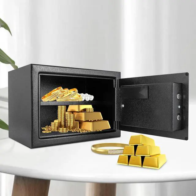 Main image of Large Safe Box Safety Steel Fireproof Digital Keypad Lock Home Cash Security New