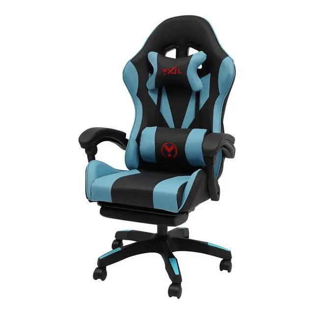 Alt view image 3 of 7 - Gaming Chair Ergonomic Gaming Chair for Adults with Footrest & Lumbar Pillow
