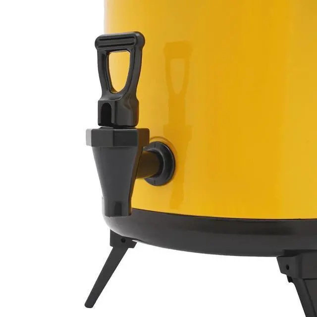 Alt view image 7 of 7 - Stainless Steel Insulated Beverage Dispenser Cold Hot Drink Dispenser for Party