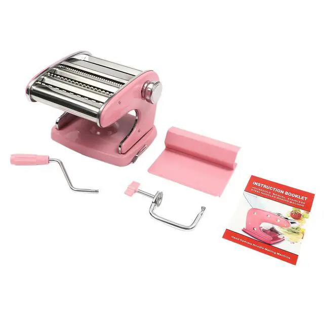 Alt view image 7 of 7 - Fresh Pasta Maker Roller Machine for Spaghetti Noodle Fettuccine Stainless Steel