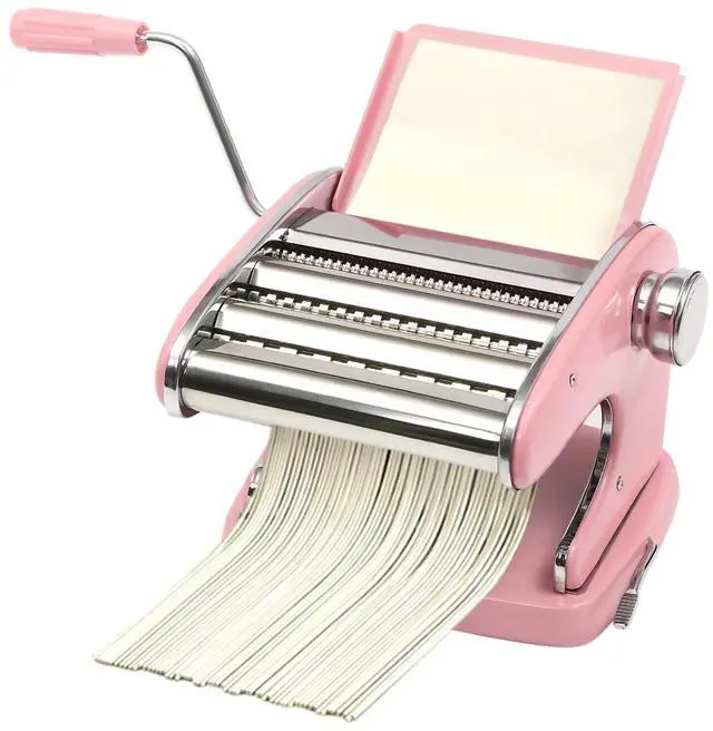 Main image of Fresh Pasta Maker Roller Machine for Spaghetti Noodle Fettuccine Stainless Steel