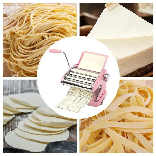Alt view image 6 of 7 - Fresh Pasta Maker Roller Machine for Spaghetti Noodle Fettuccine Stainless Steel