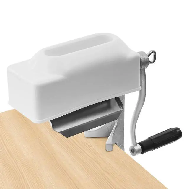 Alt view image 4 of 7 - Meat Tenderizer Hand Crank Flatten butchers Tool Cuber Steak Machine KitchenTool
