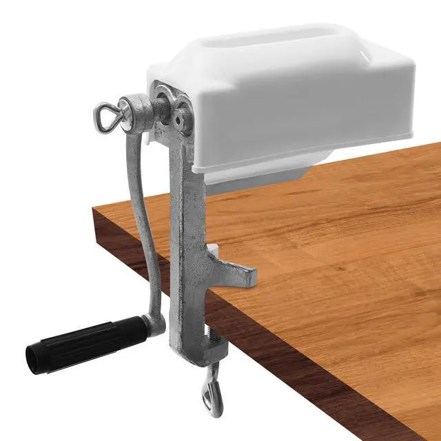 Alt view image 6 of 7 - Meat Tenderizer Hand Crank Flatten butchers Tool Cuber Steak Machine KitchenTool