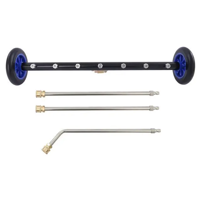 Alt view image 7 of 7 - 22" 2-in-1 Undercarriage Pressure Under Car Washer Cleaner Water Broom 7 Nozzles