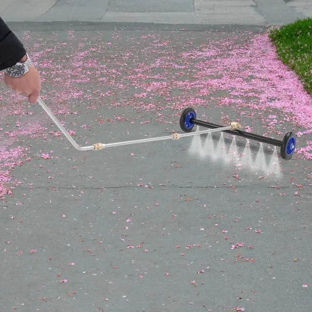 Alt view image 3 of 7 - 22" 2-in-1 Undercarriage Pressure Under Car Washer Cleaner Water Broom 7 Nozzles