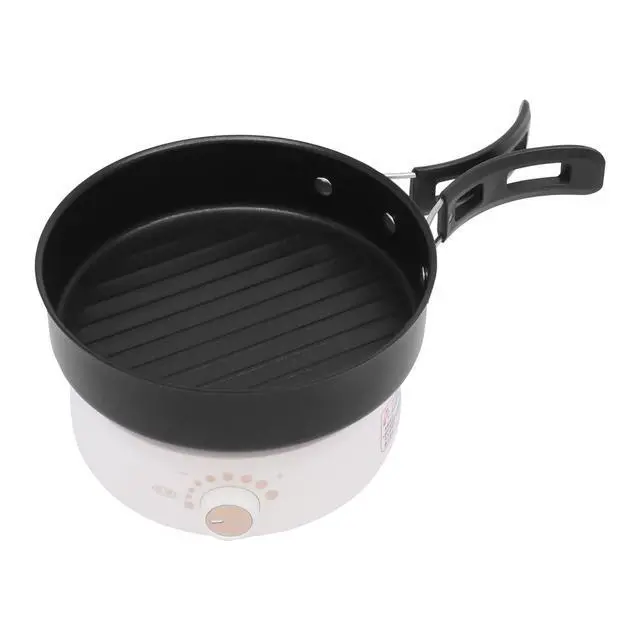 Alt view image 6 of 7 - 1.6L Mini Hot Pot Multifunction Split Electric Cooker with Steamer 110V 500W New