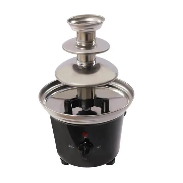 Alt view image 4 of 7 - Chocolate Fountain Machine 3 Tier Stainless Steel Luxury Cheese Cascading Fondue