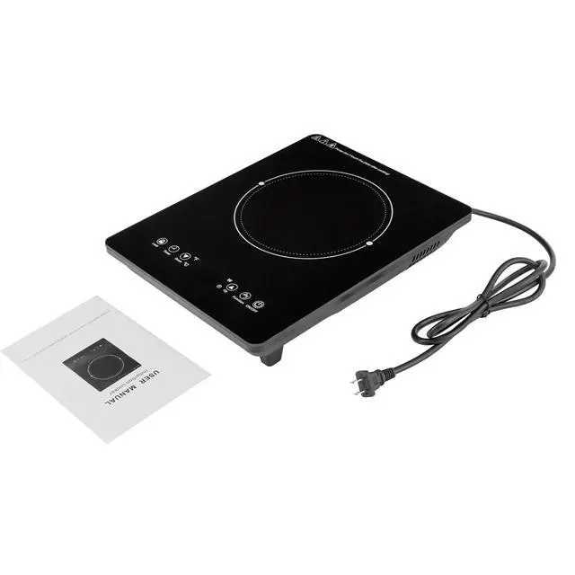 Alt view image 7 of 7 - Electric Induction Cooktop Built-in Stove Top Single Burners Portable w/ Timer