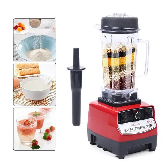 Alt view image 2 of 7 - Heavy Duty Professional Blender Commercial Blender Smoothie Maker 2HP High Speed