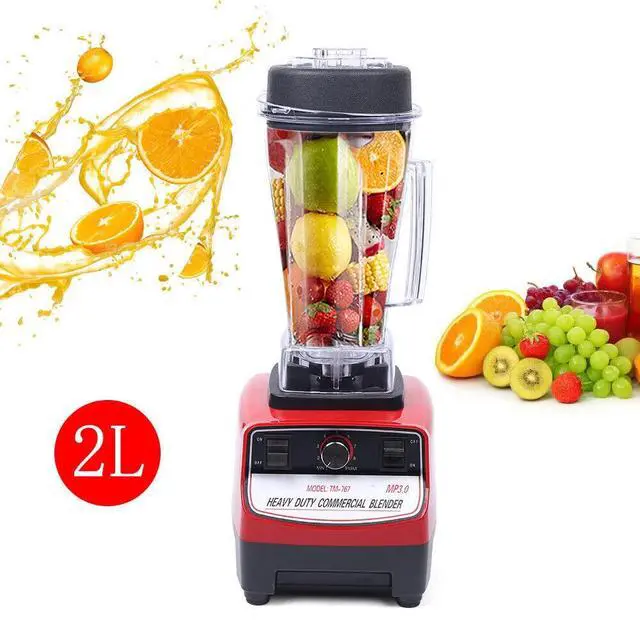 Alt view image 3 of 7 - Heavy Duty Professional Blender Commercial Blender Smoothie Maker 2HP High Speed