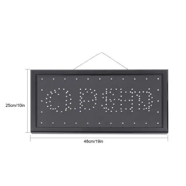 Alt view image 5 of 7 - Interchangeable OPEN and CLOSED LED Sign Neon Super Bright for Store Shop