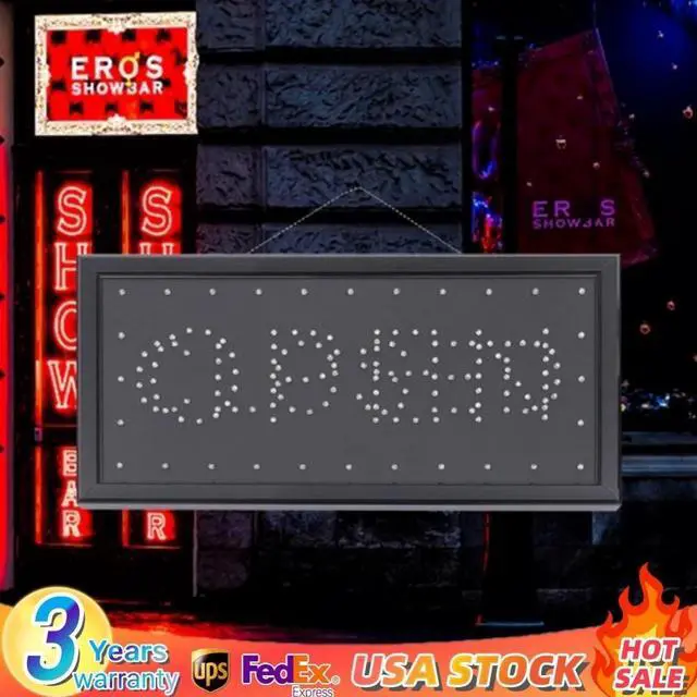 Main image of Interchangeable OPEN and CLOSED LED Sign Neon Super Bright for Store Shop