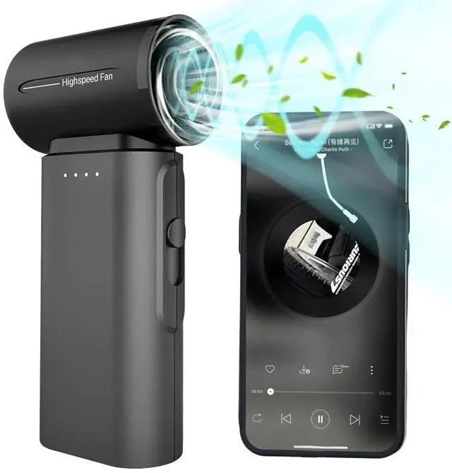 Main image of Portable Handheld Turbo Fan 5000mah Usb Rechargeable Multi-Purpose Pocket Fan