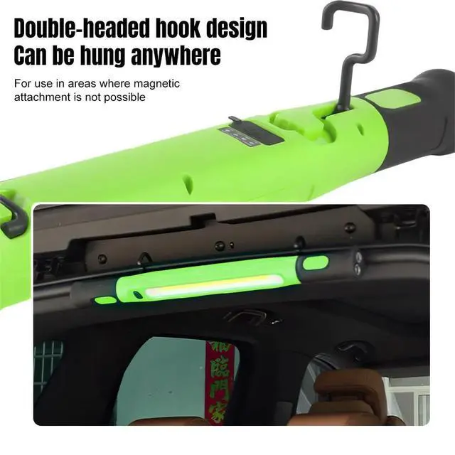 Alt view image 3 of 7 - 3000LM 5000mAh LED Magnetic Light Bar with Hooks for Mechanic/Car Repairing