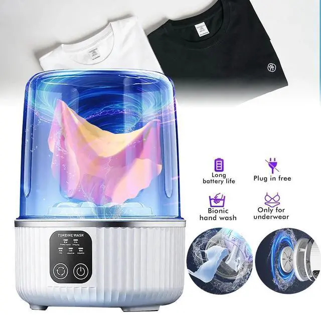 Main image of Cordless Washing Machine W/Laundry Cup Automatic Laundry Cup Mini Special Washer