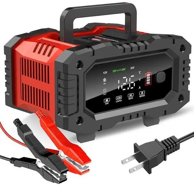 Main image of 12V24V Fully-Automatic Smart Car Battery Charger Maintainer Trickle Fast Charger