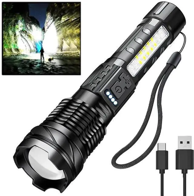 Main image of Tactical Flashlight Bright Military Grade Portable Handheld Flash Light Torch US
