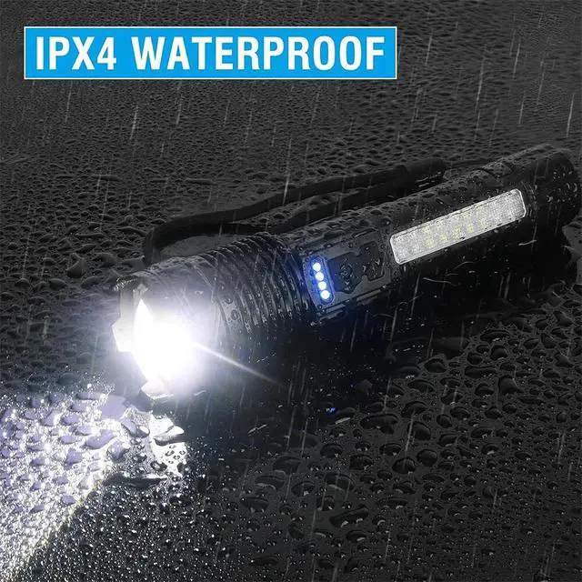 Alt view image 4 of 7 - Tactical Flashlight Bright Military Grade Portable Handheld Flash Light Torch US