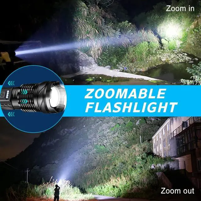 Alt view image 3 of 7 - Tactical Flashlight Bright Military Grade Portable Handheld Flash Light Torch US