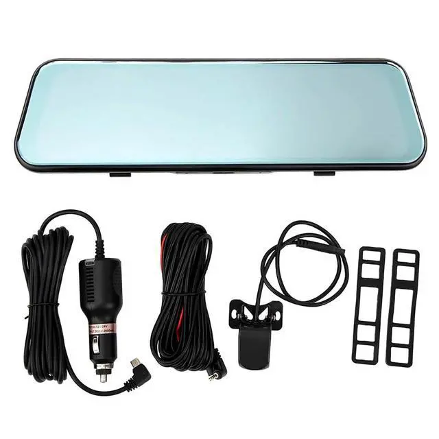 Alt view image 7 of 7 - 10" Touch Screen Dash Cam 1080P Dual Lens Car DVR Recorder Front and Rear Camera
