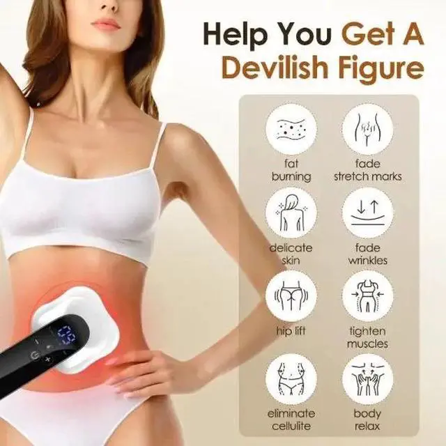 Alt view image 5 of 7 - Electric Fat Remover Body Massager EMS Cordless Body Sculpting Machine