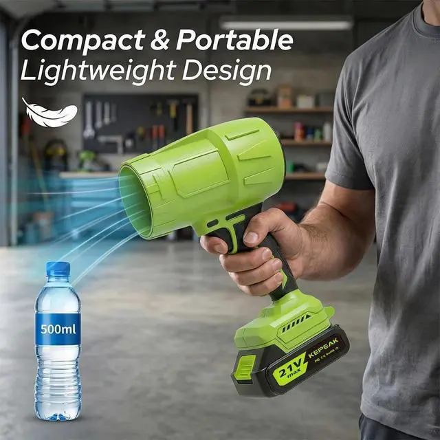 Alt view image 3 of 7 - Handheld Fan Thrust Powerful Electric Blowers Car Dryer Water/Dust Blowing Tools