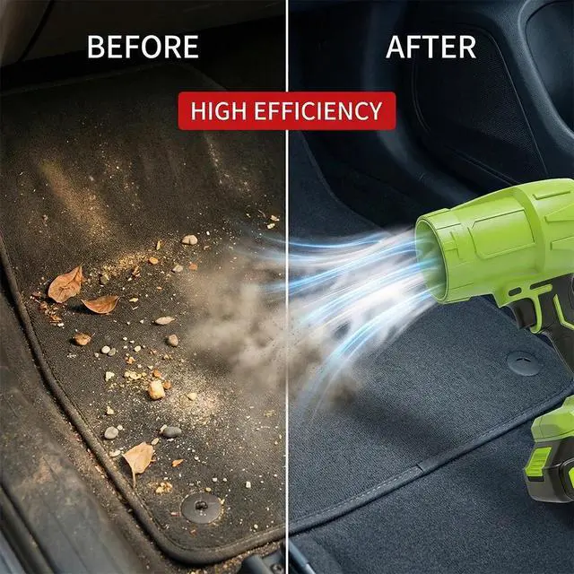 Alt view image 6 of 7 - Handheld Fan Thrust Powerful Electric Blowers Car Dryer Water/Dust Blowing Tools
