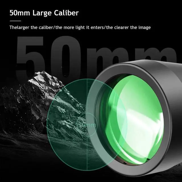 Alt view image 5 of 7 - Day/Night HD Binoculars Zoom Outdoor Travel Portable 180x100 Telescope Hunting