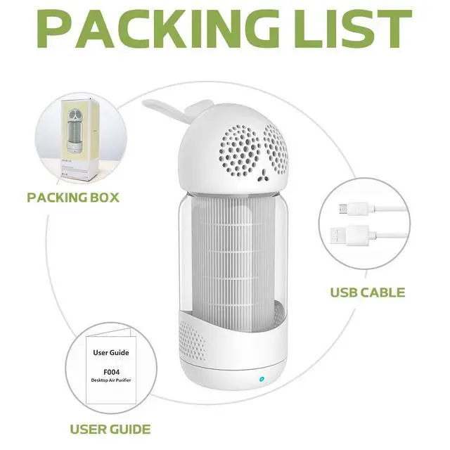 Alt view image 5 of 7 - Home Air Purifiers For Large Room Medical Grade HEPA Air Purifier Smoke Odor Pet