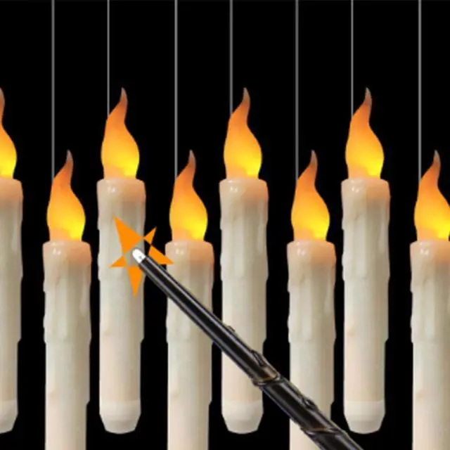 Alt view image 3 of 7 - 12PCS Flameless Floating Holiday Candle with Remote Control LED Candles Lights